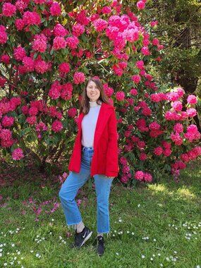 Light-Blue Levi Jeans (Heritage High Rise Straight)